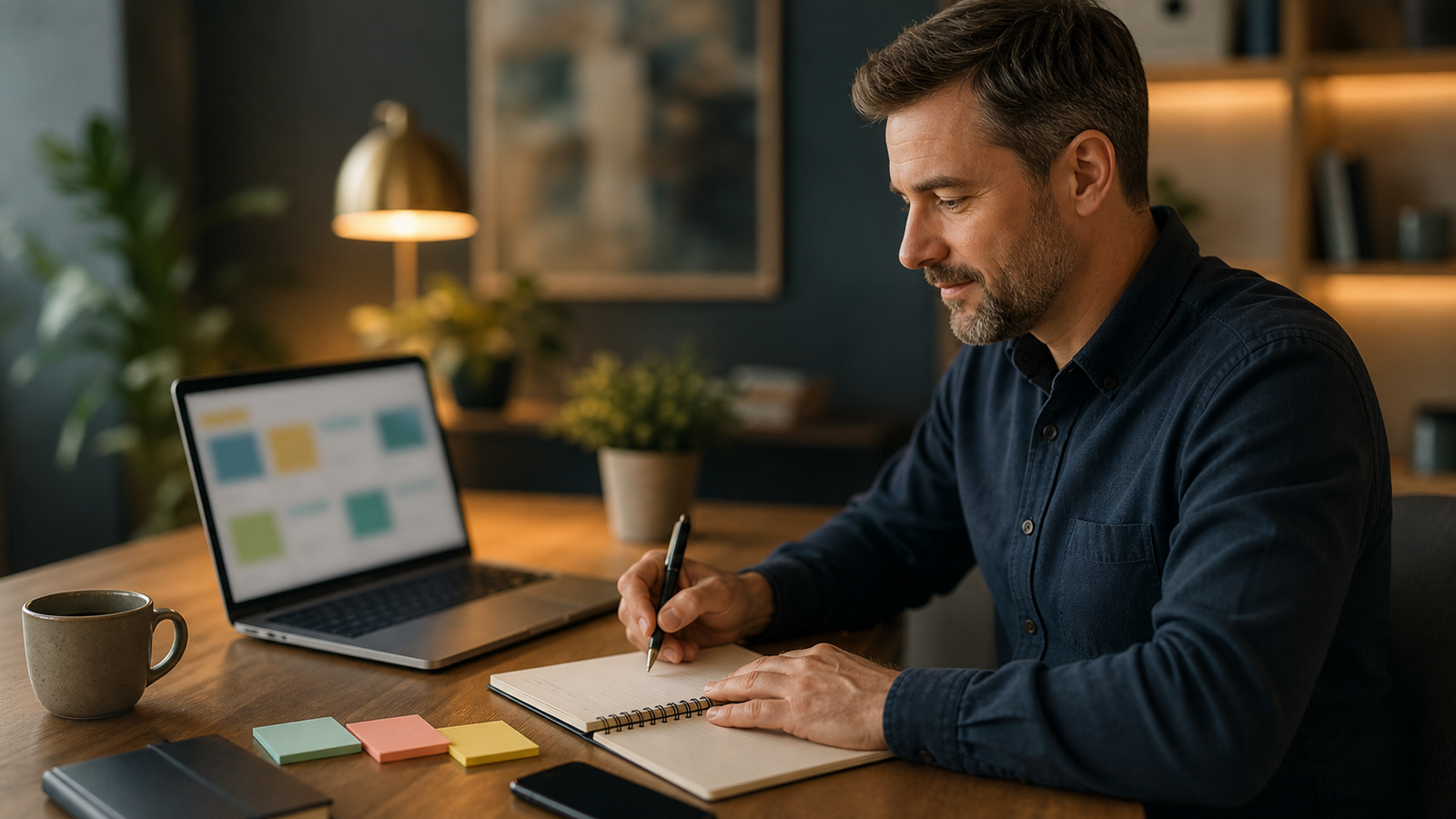 Sales follow-up and CRM planning without readable screen text