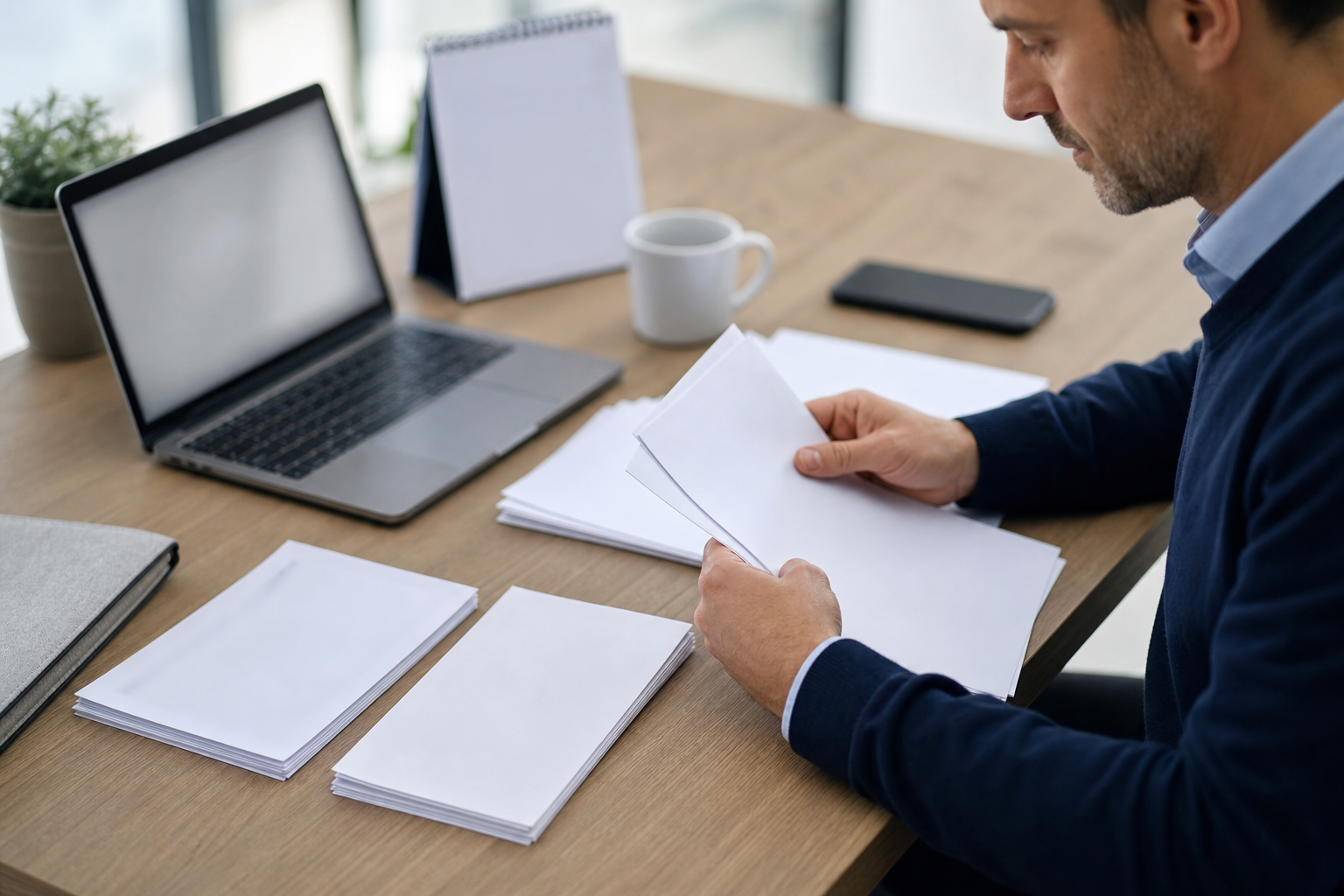 Small business operations manager gathering blank workflow evidence before an AI audit