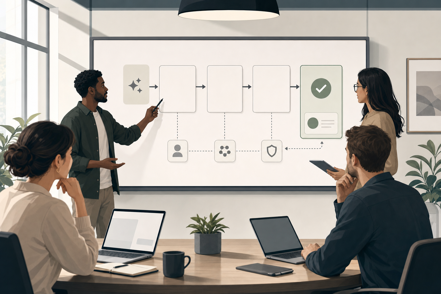 AI agents for small business diagram 3
