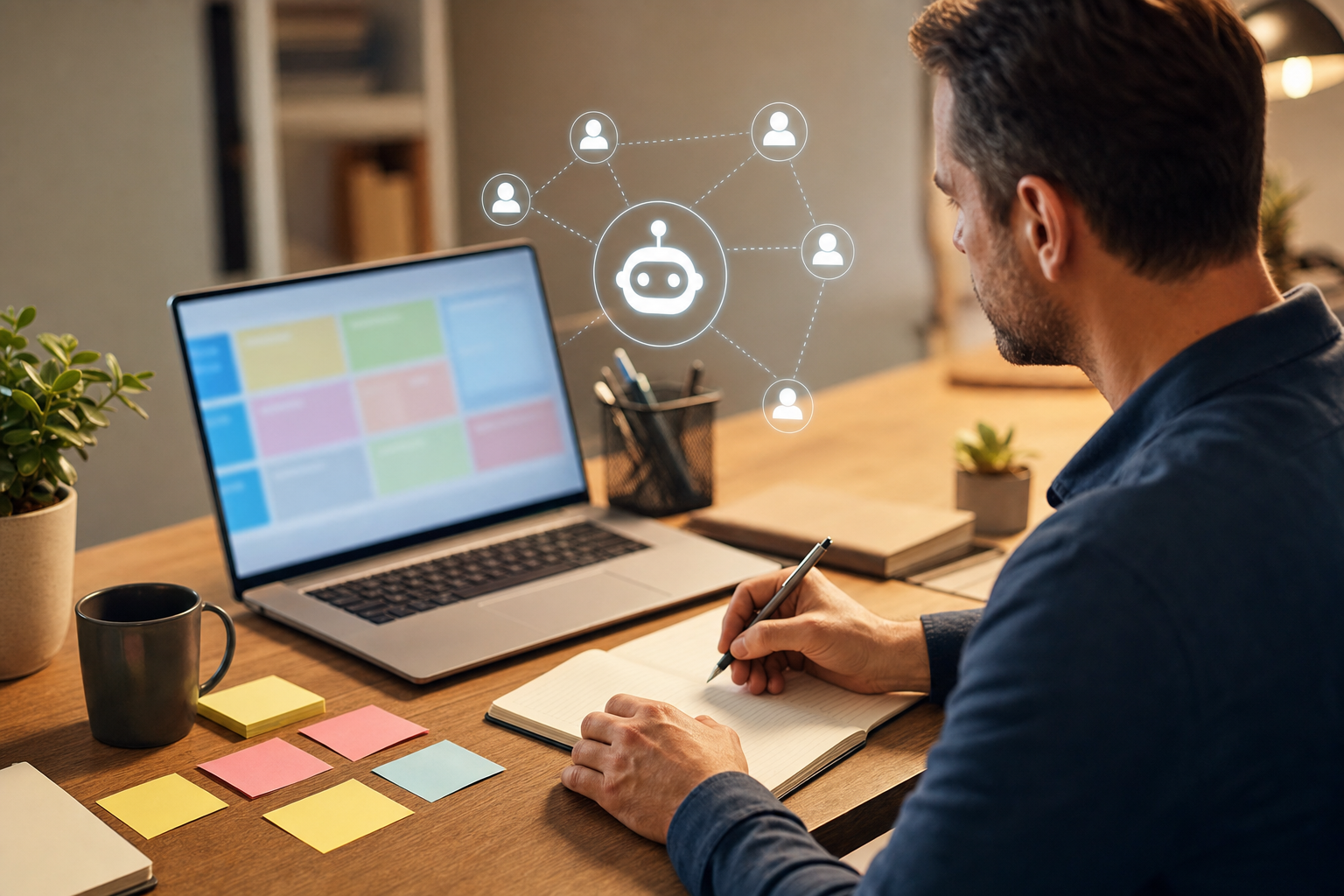 AI agents for small business diagram 2