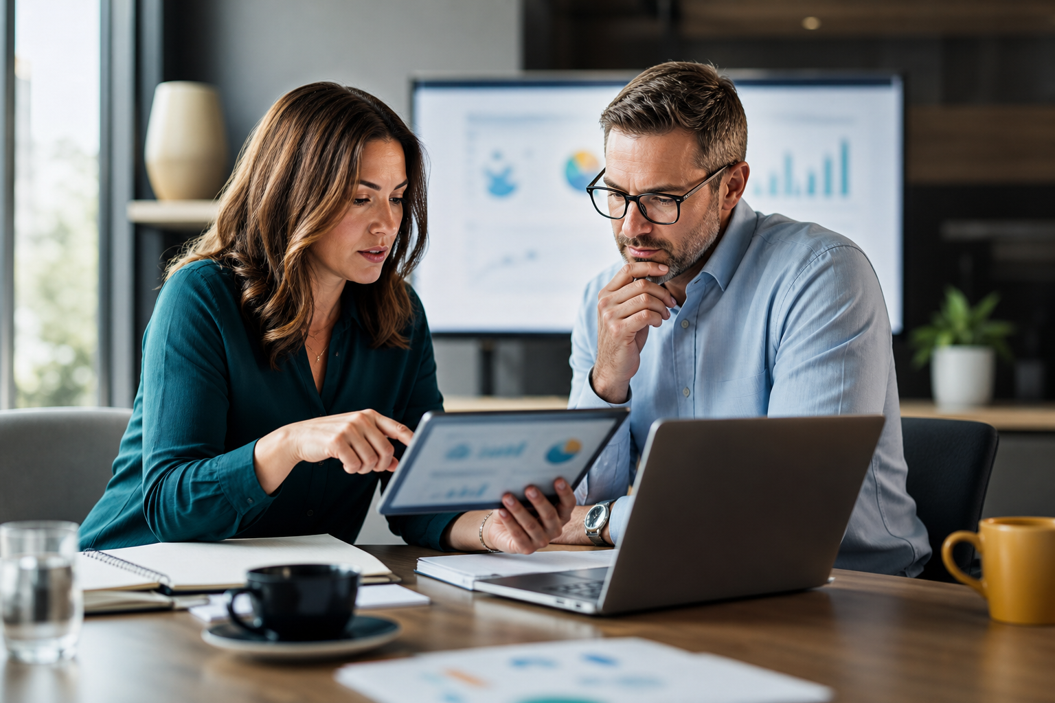 Small business owner and consultant reviewing AI Overviews measurement patterns