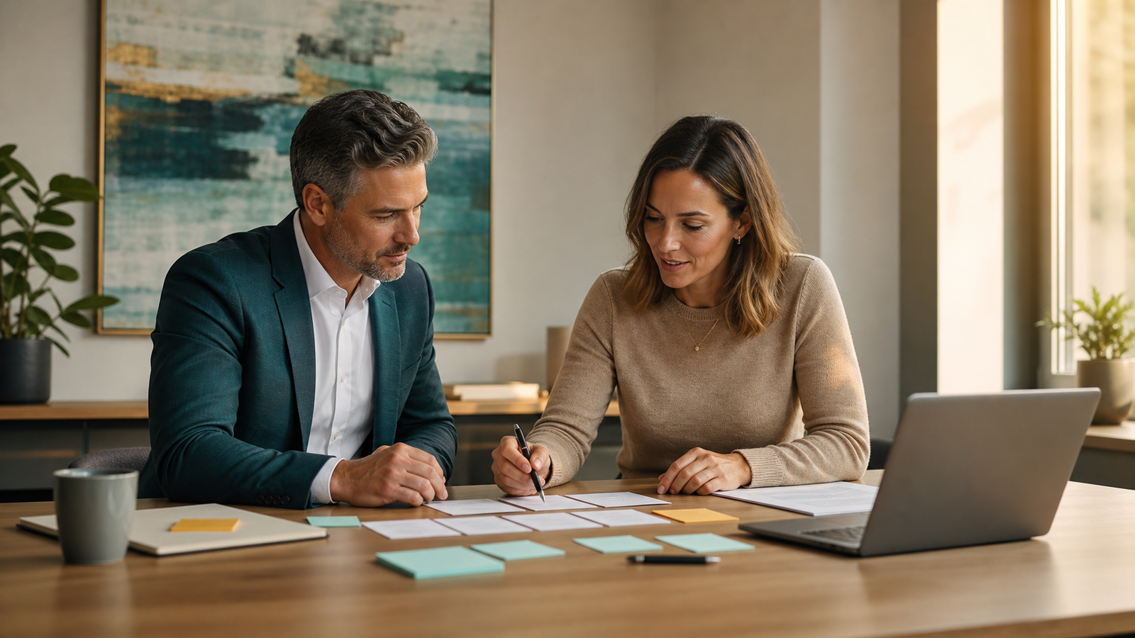 Small business owner and consultant turning AI workflow assessment findings into a focused 30-day pilot plan