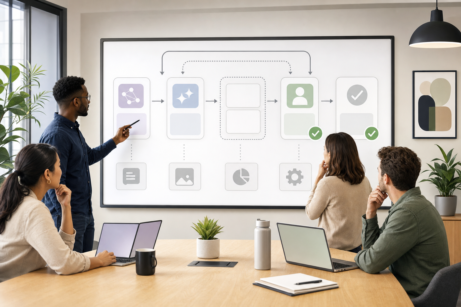 AI agents for small business diagram 3