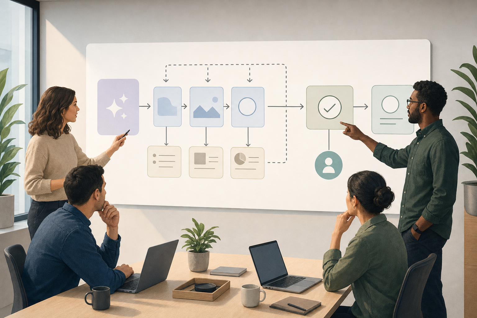 AI agents for small business diagram 3