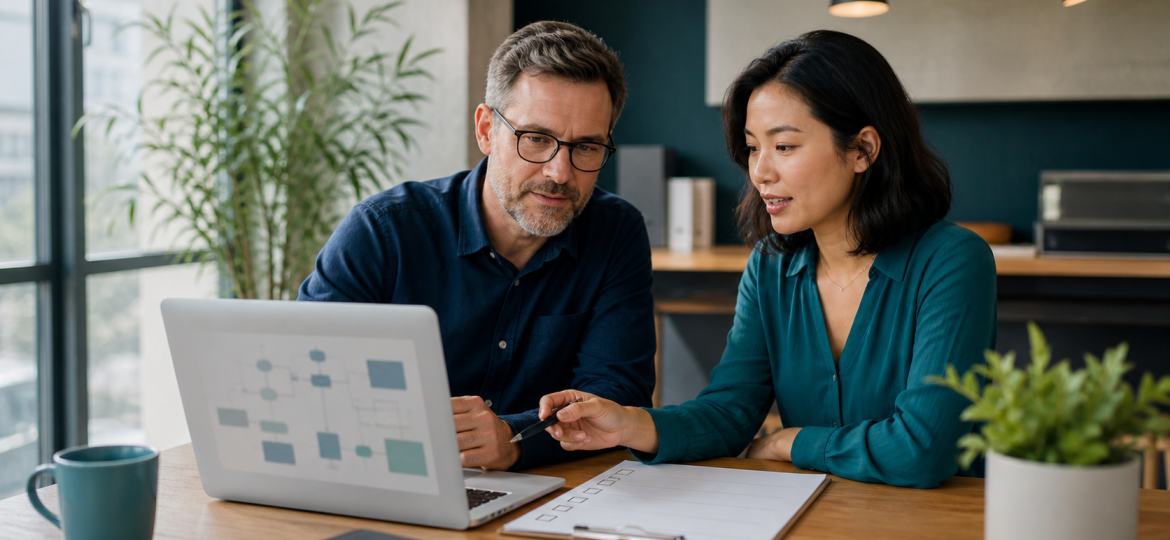 Small business owner and technical SEO advisor reviewing crawler access decisions before changing robots.txt