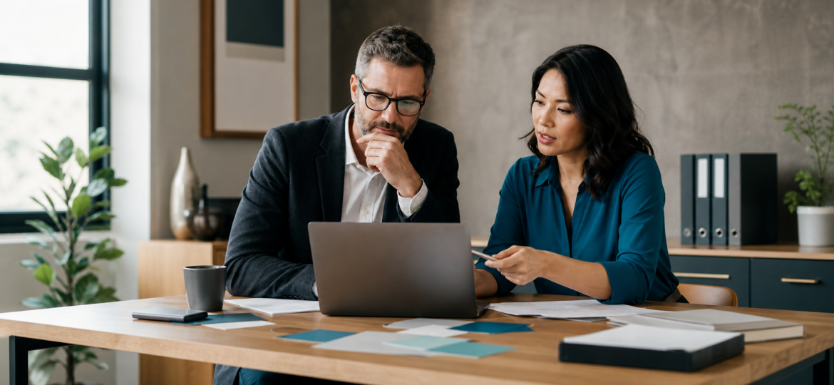 Accounting firm owner and AI search consultant reviewing public website and profile evidence