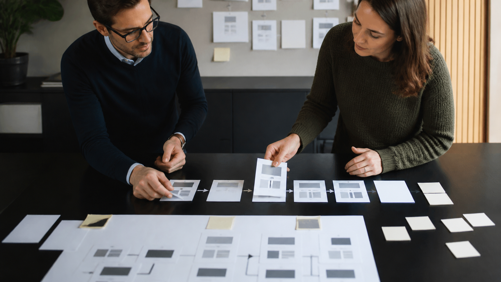 Business owner and advisor prioritizing which website pages to fix before more GEO content