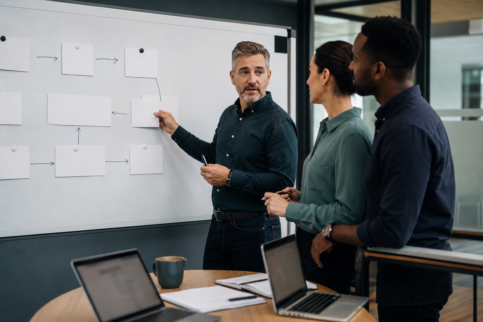 CEO assigning human ownership around an AI assisted workflow pilot