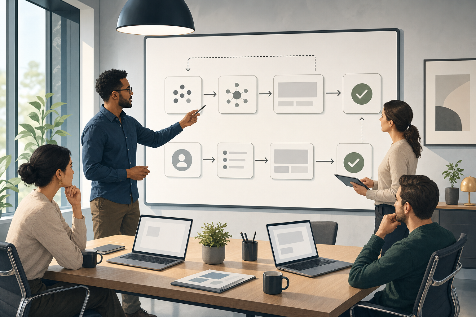 AI agents for small business diagram 3