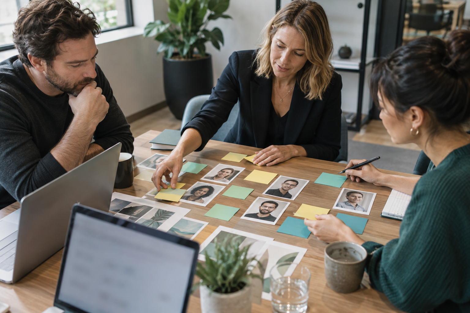 Small B2B team mapping internal expert ownership for buyer questions