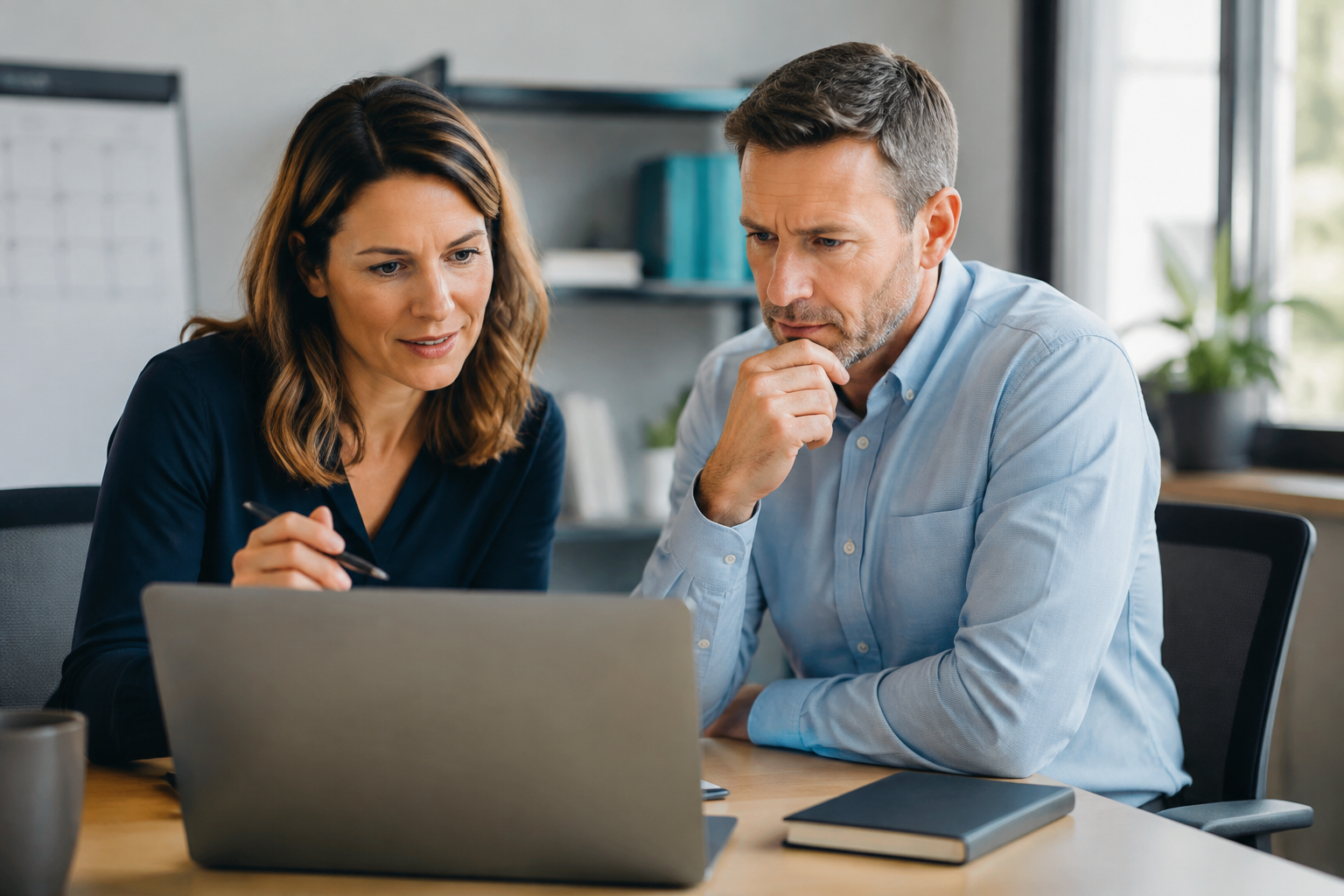 Founder and sales lead preparing validation answers before a first B2B buyer call
