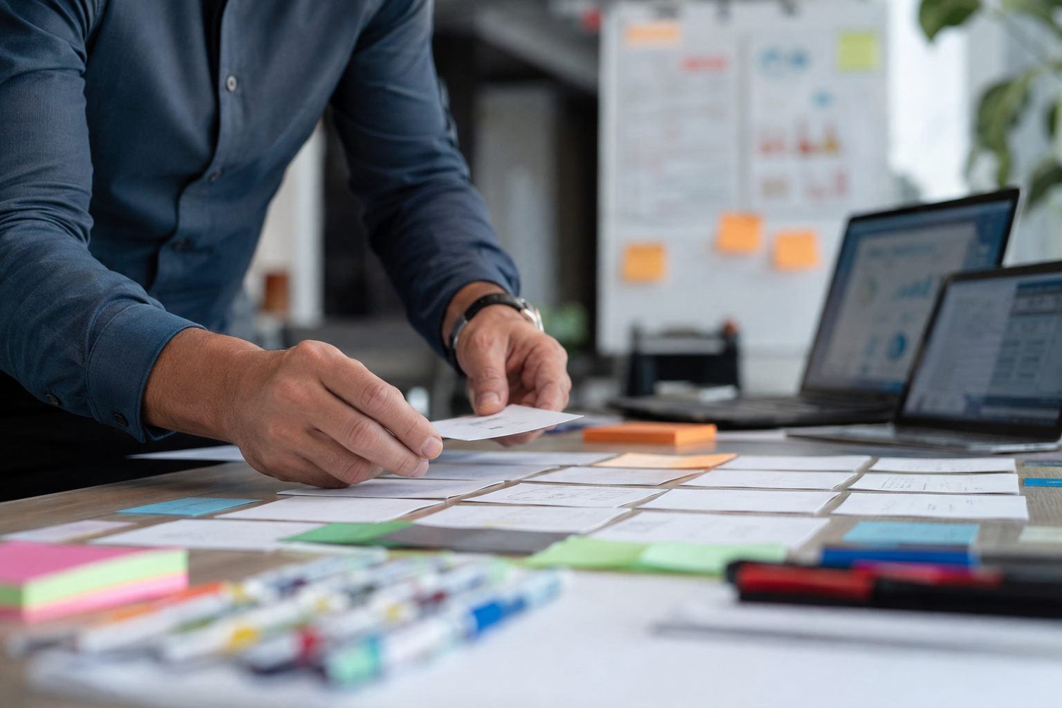 Operations lead mapping a workflow before choosing AI automation tools